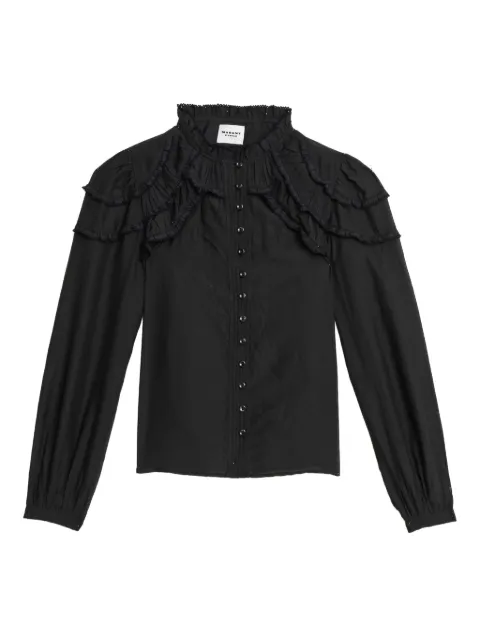 MARANT ÉTOILE Christa blouse Black T0681FBB3J04E