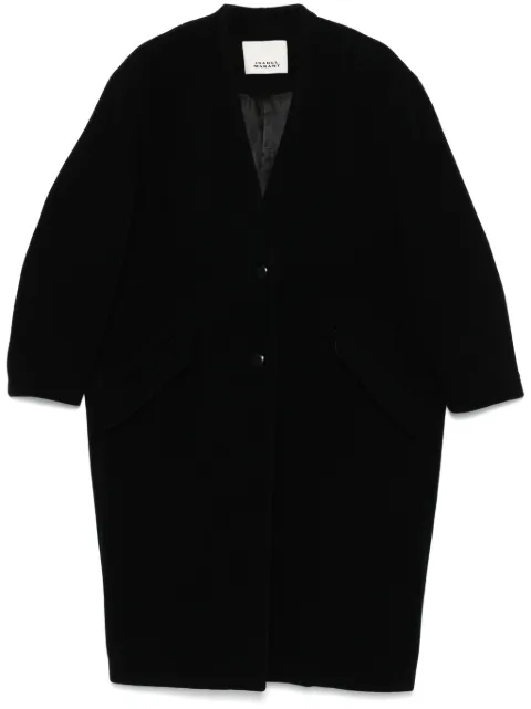 ISABEL MARANT Florane coat Black MA0439FAB1D03I