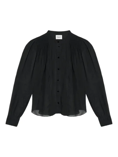 MARANT ÉTOILE Noeline shirt Black HT0189FAC3J01E