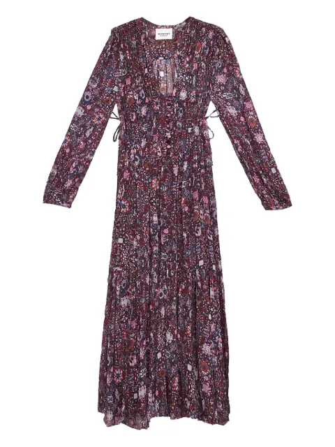 MARANT ÉTOILE Briane midi dress Purple RO0798FAC3J01E