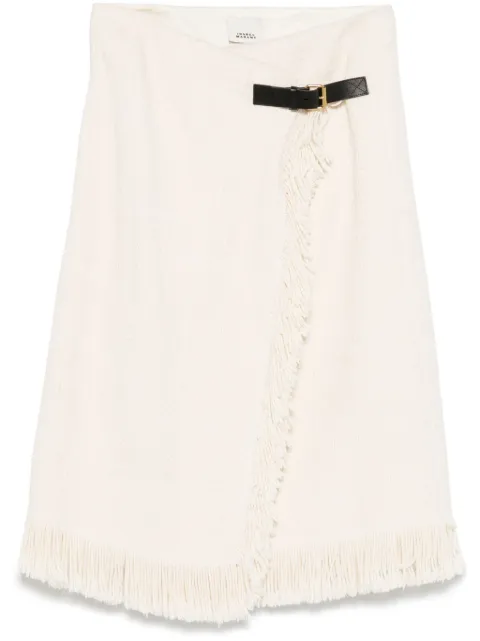 ISABEL MARANT Galla skirt Neutrals JU0379FAC3D04I