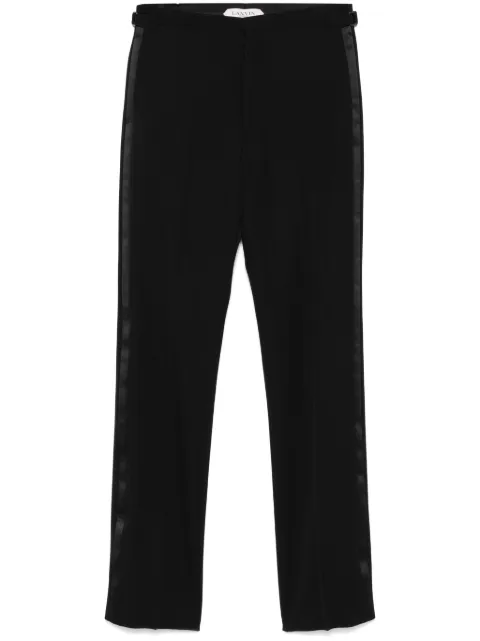 Lanvin stripe-detailed trousers Black RMTR00735711P25
