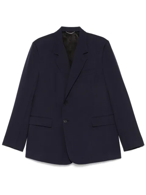 Lanvin single-breasted blazer Blue RMJA00685857P25