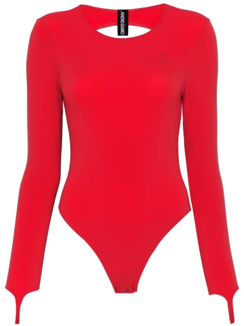 ANDREĀDAMO sculpting jersey bodysuit Red PS25464300MASAI