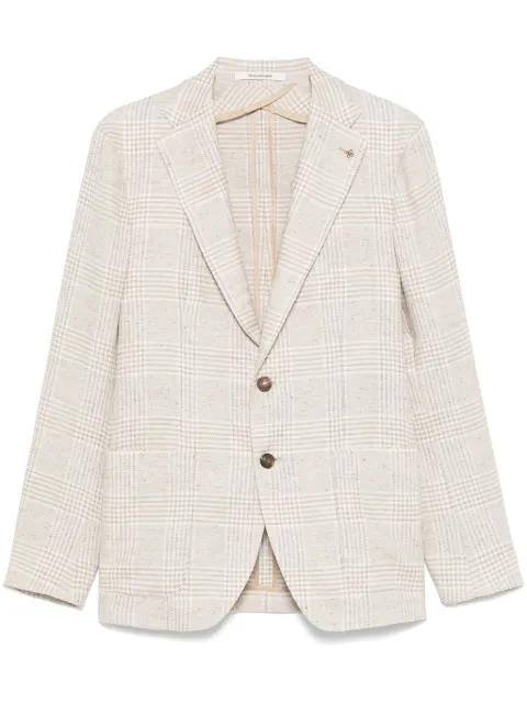 Tagliatore brooch-detail blazer Neutrals 1SMC22KPE610059Q