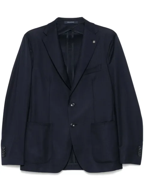 Tagliatore brooch-detail blazer Blue 1SMC22KPE060069U