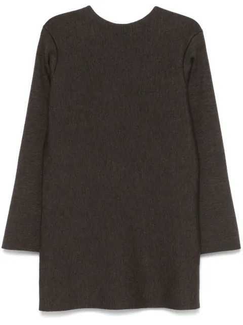 KHAITE Elle mini dress Brown 9692727