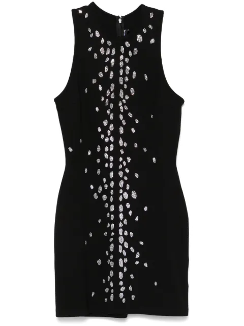 David Koma crystal-embellished mini dress Black RE25DK42D