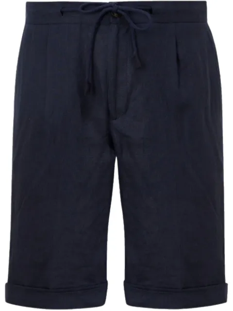 Gran Sasso linen shorts Blue 7611250017