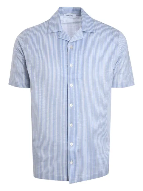 Gran Sasso striped short-sleeve shirt Blue 6019973400