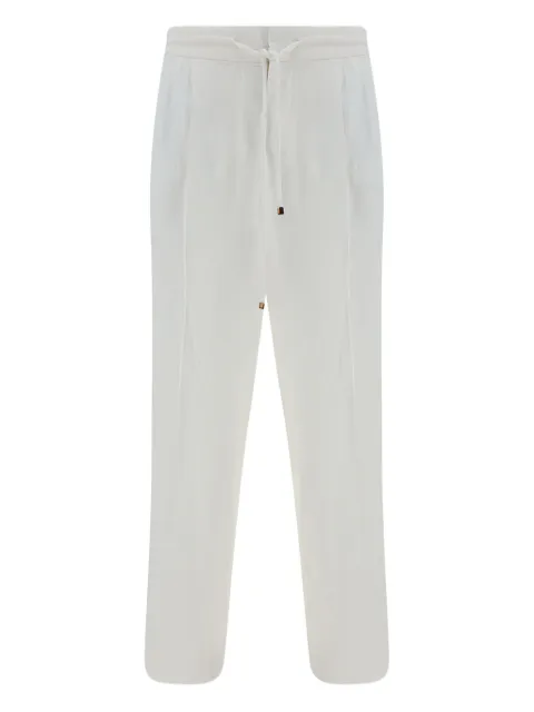 Brunello Cucinelli drawstring-waistband trousers White M236PE1710C2200