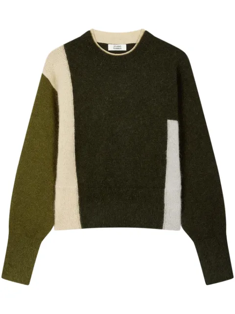 TOMBOY colour-block sweater Green 9105152104