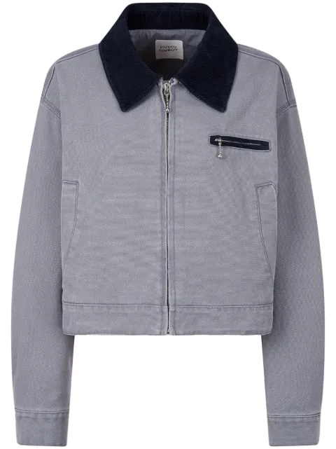 TOMBOY corduroy-collar cropped jacket 9105113101
