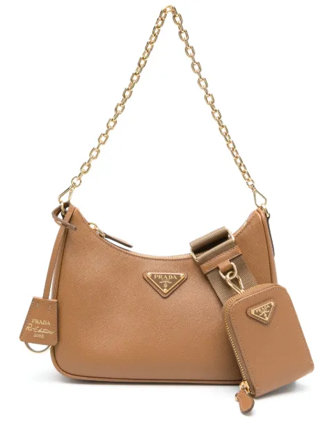 Prada Re-Edition 2005 Saffiano leather bag Brown 1BH204VV2PNZV
