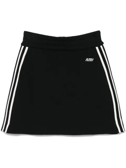 Autry knitted tennis mini skirt Black SKPWC2KK