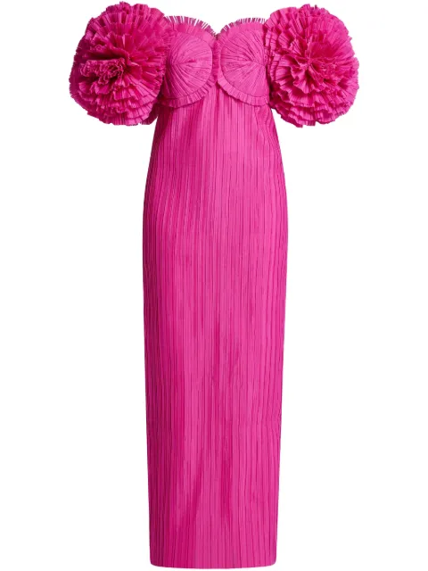 Aje ruffle-detailing dress Pink 25RE5153