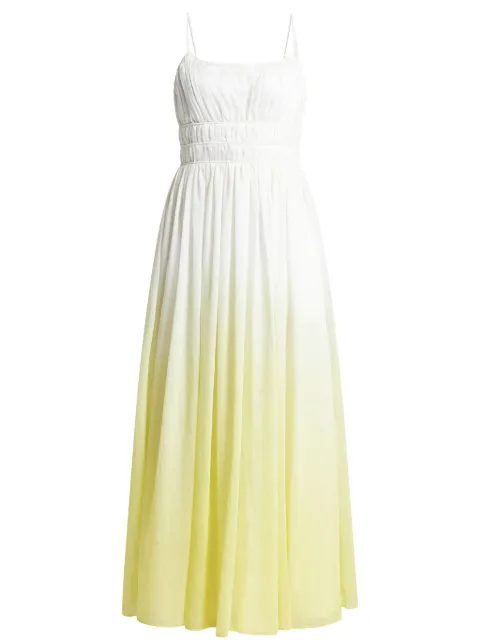 Aje ruched-detailing dress White 25CR5165
