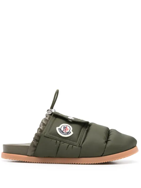 Moncler Mon Pocket slippers Green K109B4M00040M5080