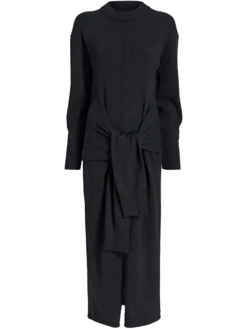 Proenza Schouler Luca midi dress Black R2527234KC142S