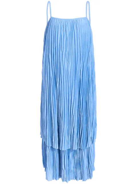 Proenza Schouler White Label Clyne midi dress Blue WL2523565JY117