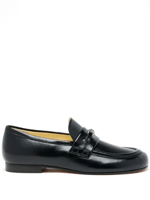 Proenza Schouler mini monogram loafers Black SH252041L004FC