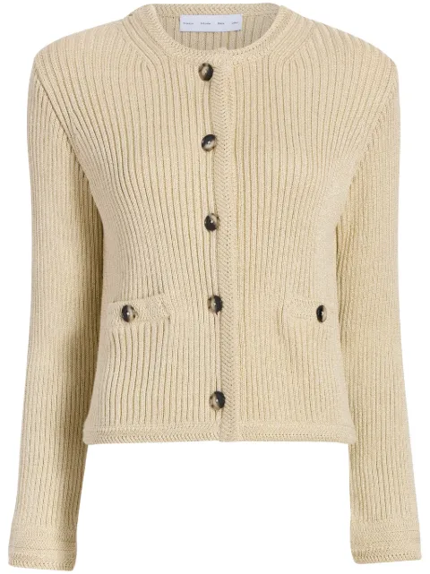 Proenza Schouler White Label Wilson cardigan Neutrals WL2527584KY338