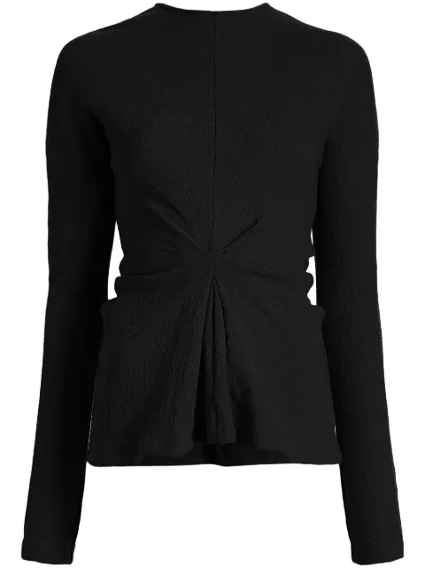 Proenza Schouler White Label Heather knitted top Black WL2524581JY118