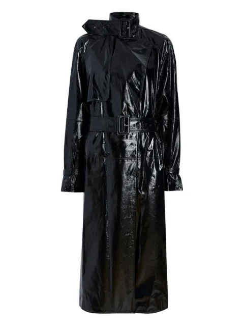 Proenza Schouler Sabina lacquered coat Black R2521001LR272
