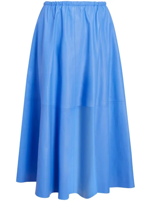 Proenza Schouler White Label Cece midi skirt Blue WL2525197LR262