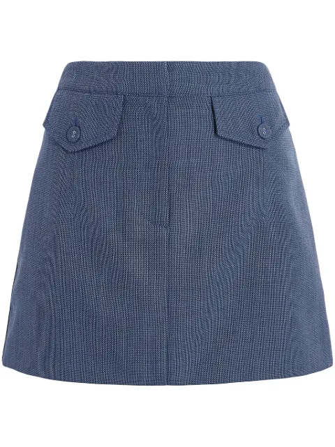 Proenza Schouler White Label Jamison mini skirt Blue WL2525200AY197