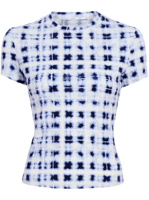 Proenza Schouler White Label Parson T-shirt Blue WL2524567JYP077TIE