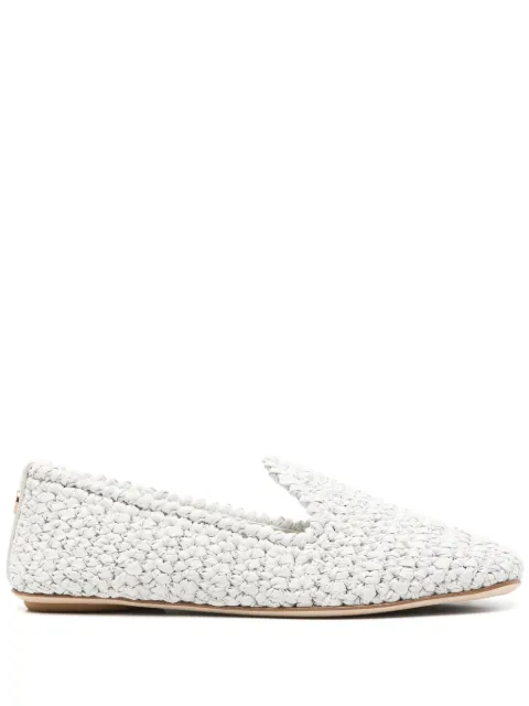 Moncler interwoven-design slippers White K109B4D00040M5860