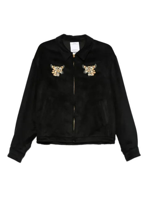 visvim embroidered blouson jacket Black 0125205013006