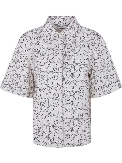 Marimekko cotton shirt White 094386