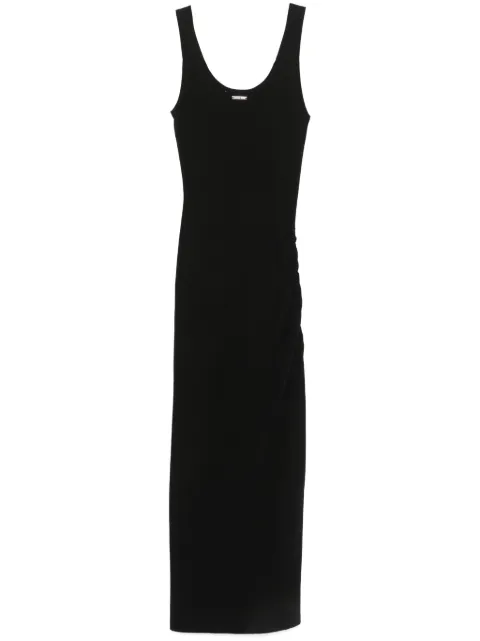 Michael Michael Kors ribbed knit midi dress Black MR582UH4VR