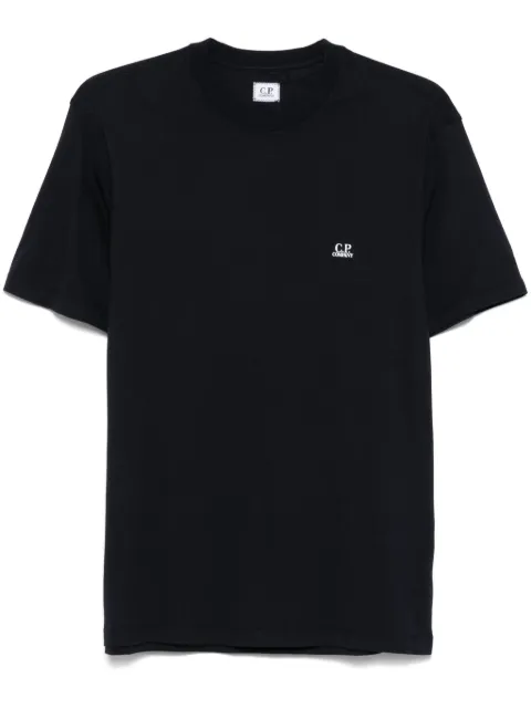C.P. Company logo-print T-shirt Blue 18CMTS030A005100W888