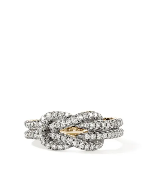 John Hardy 14K yellow gold Love Knot ring Gold RGGX9010402DI