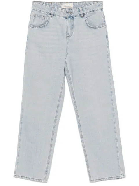 Blumarine logo-embroidered jeans Blue 2J172A