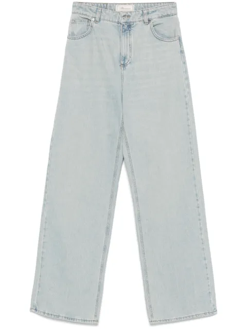 Blumarine logo-embroidered jeans Blue 2J173A