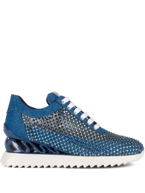 Le Silla Gilda Wave sneakers Blue 6808B040ZLPPSTB