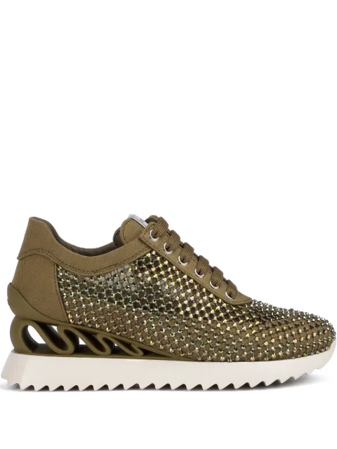 Le Silla Gilda Wave sneakers Green 6808B040ZGPOSTV