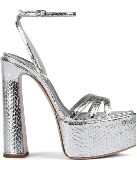 Le Silla 170mm Nina sandals Silver 3099A100R1PPNAJ