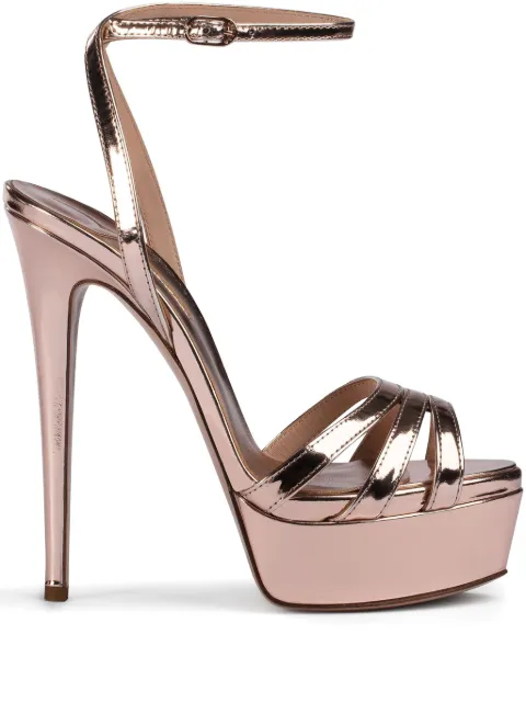 Le Silla 140mm Lola sandals Pink 5715Q100R1PPMRA
