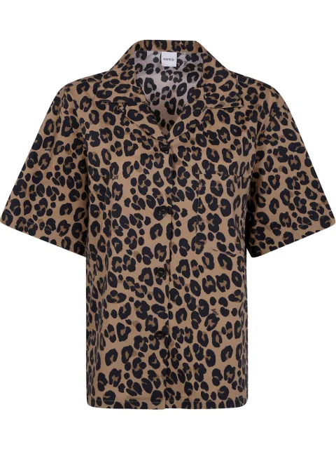ASPESI leopard-print shirt Neutrals G5401L109
