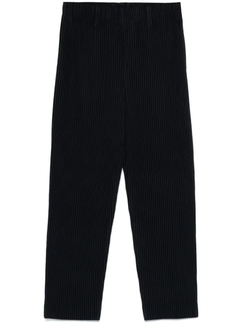 Homme Plissé Issey Miyake pleated trousers Blue HP56JF55075NAVY