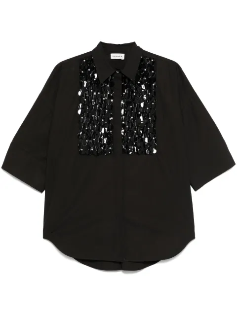 P.A.R.O.S.H. paillette-embellished shirt Black D381244CANYOX25