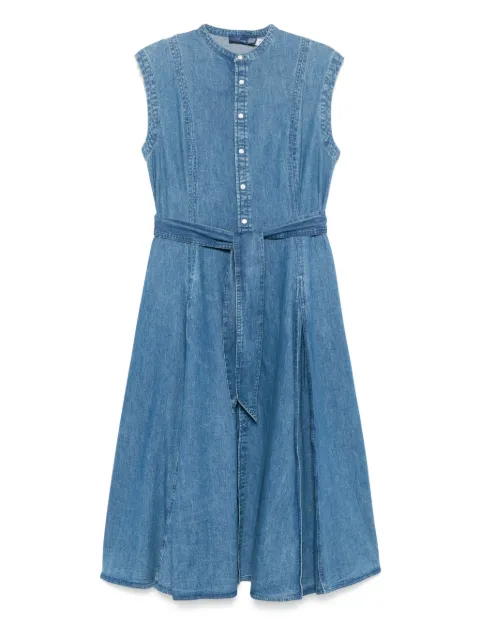 Polo Ralph Lauren belted denim midi dress Blue 211969142001
