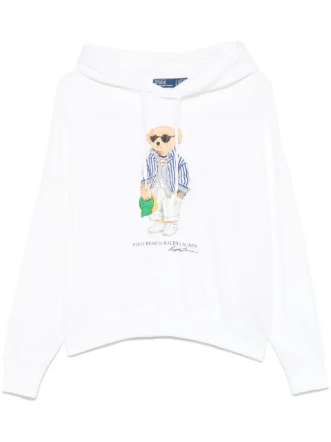 Polo Ralph Lauren Polo Bear-print hoodie White 211959115001