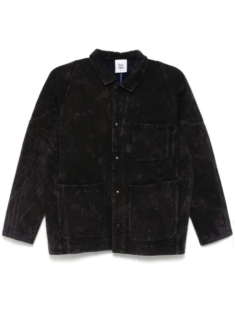 Stain Shade tie-dye shirt jacket Black 225