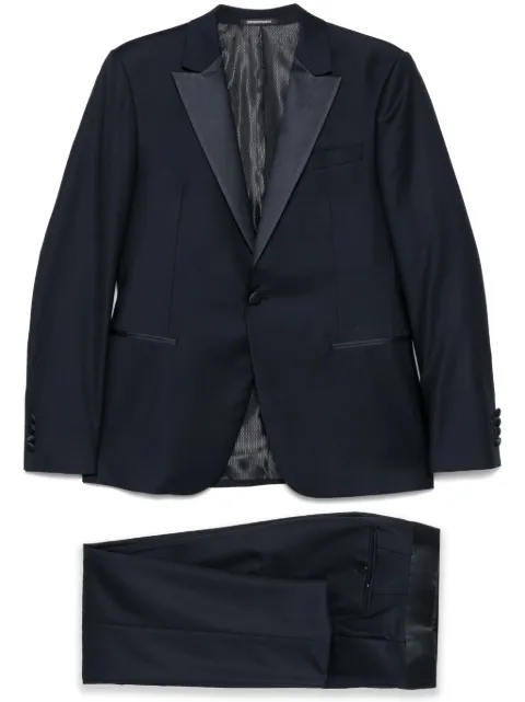 Emporio Armani single-breasted suit Blue EM002055TE13606